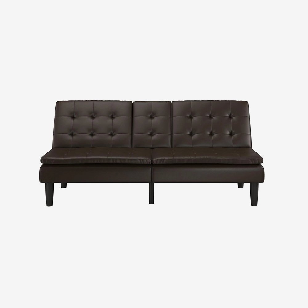 Modern Faux Leather Sofa - Image 7
